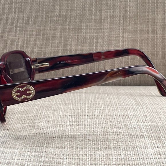 Escada Women Sunglasses Red Tone Frame VES087S Eye Wear Shades Made in Italy - Picture 12 of 12